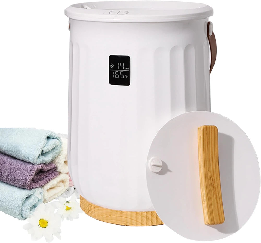 Large Heated Towel Warmer Bucket